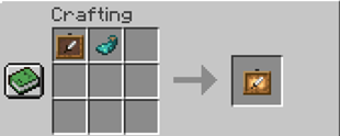 Glow item frame craft