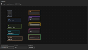 Some of the inputs you can use in any way your script allows