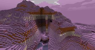 Rhodochrosite Badlands Biome Preview (Old Version)