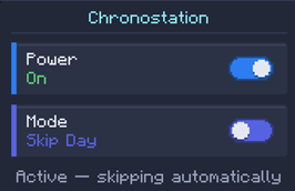 HUD of Chronostation
