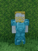 Diamond Plate with Gold Chainmail Helmet and Chainmail Face Mask.png