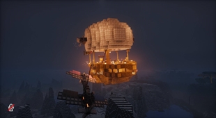 Rescuing an airplane using an airship