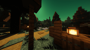 A Village destroyed by the Infected