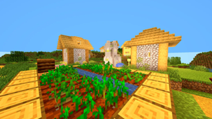 Village farm during day with USL