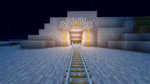 Mine at night with USL