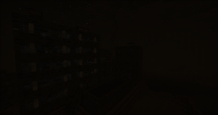 City in night