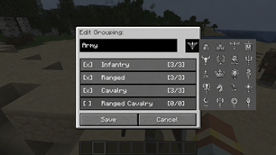 Grouping UI Screen (mirrored from Groups)