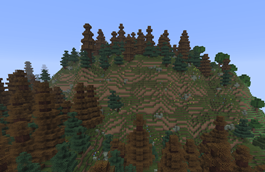 A large chestnut forest