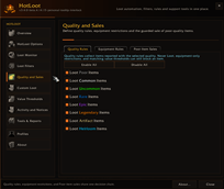 Item Quality and Selling Rules