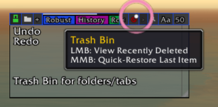 vNotepad 1.0.2 History.png