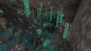 Glowshroom Forest (full of ores!)