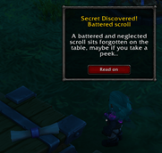 Secret location "Title" & "Story"