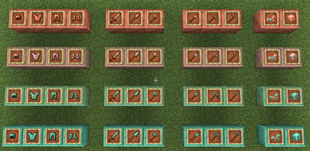 Oxidized copper items