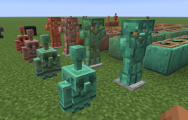 Oxidized copper armor
