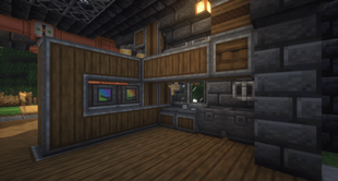 The factory made with the Create mod(Inside)