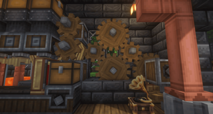 The factory made with the Create mod(gear)