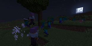 Clones Fighting Zombies