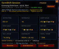 Live Farming Session Tracker