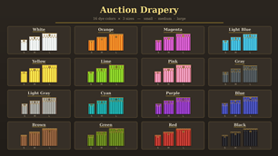 Auction Drapery