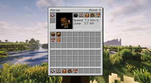 Horse Inventory Screen + items