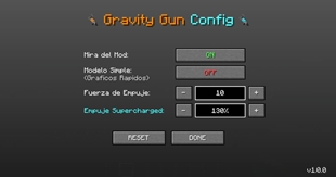 Gravity Gun Config