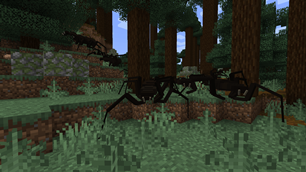 Older version of spiders walking towards the player.png