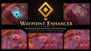 Custom WoW Waypoint Styling Addon