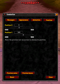 CombatCue menu