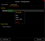 Available Profile Options
