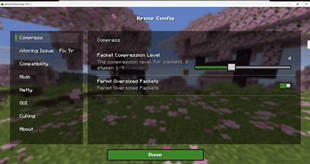 Config Screen
