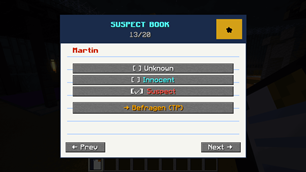 Suspect Marked