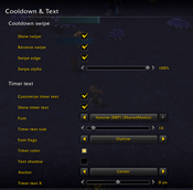 CD & Text styling options
