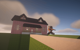 Pink Lone House