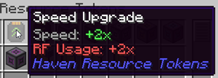 Speed Upgrade for Token Machine