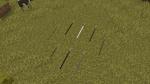 Spears with Stone.