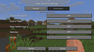 SFX activation rules settings