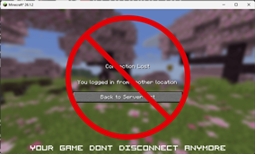 Your game dont disconnect anymore