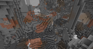 Cave with v2.1 stalagmites and stalactites