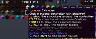 Example of Modular Machinery Reborn Changes
