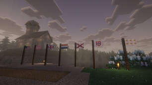 Flags on Flagpoles