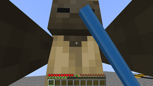 Blue laser sword