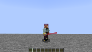 Red laser sword model