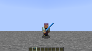 blue laser sword blocking
