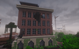 Brick building