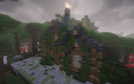 Overgrown house