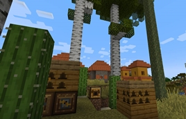 2x2 Small Alveary, custom bee houses, custom trees.