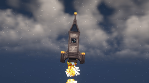 rocket taking off