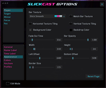 Player [Appearance] options