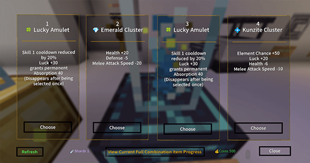 Shards select