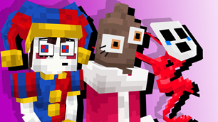 Pomni, Gangle and Queenie